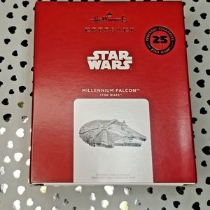 Hallmark Keepsake 2021 Star Wars Millennium Falcon 25th Anniversary Ornament New